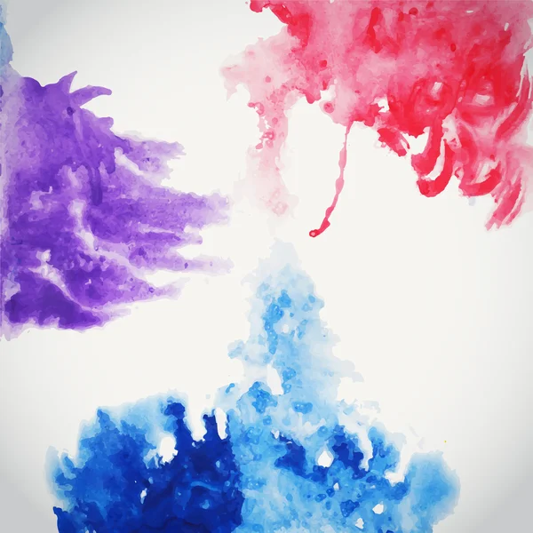 Abstract hand drawn watercolor background, vector illustration, s — стоковый вектор