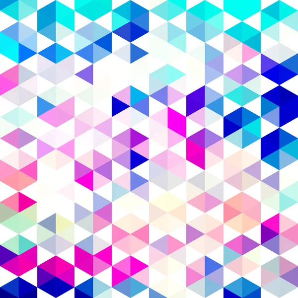 Patrón retro vectorial de formas geométricas. Colorido banner de mosaico — Archivo Imágenes Vectoriales