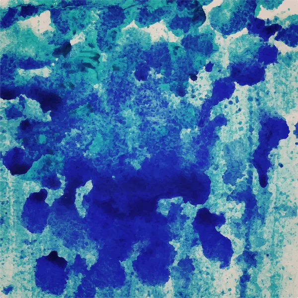 Vektor Aquarell Textur. blaue Grunge-Papier-Vorlage. Wasser. wir — Stockvektor