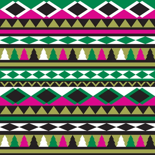 Textura tribal vetorial sem costura. Padrão vetorial tribal. Colorido — Vetor de Stock