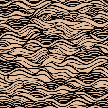 Seamless waves texture,wavy background.Copy that square to the s clipart