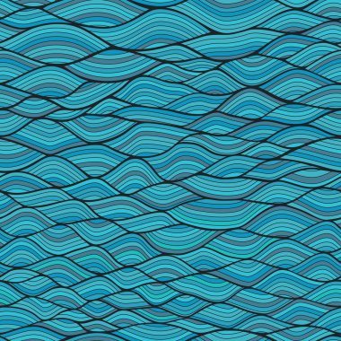 Dikişsiz dalgalar doku, s kare dalgalı background.copy