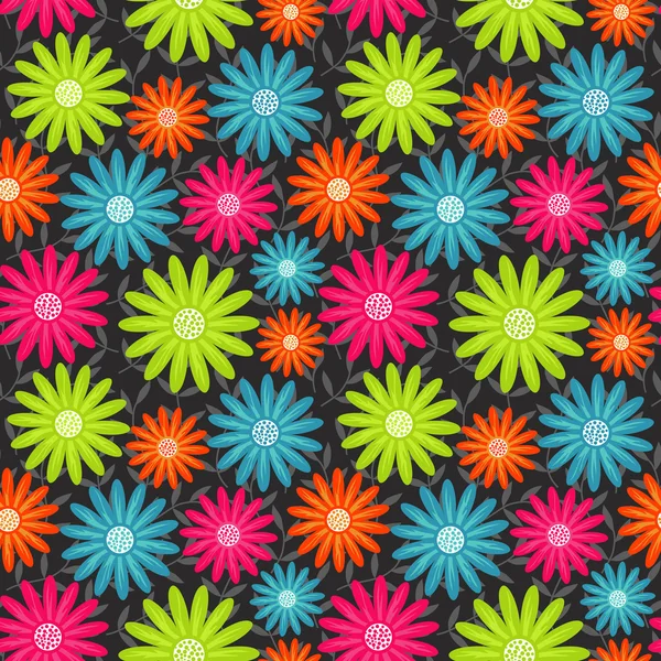 Seamless floral pattern. Flowers texture. Daisy. — Stock Photo, Image