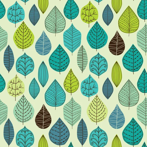 Seamless pattern with leaf, abstract leaf texture, endless backg — Stock Photo, Image