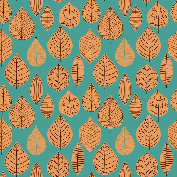 Seamless pattern with leaf, abstract leaf texture, endless backg — Stock Photo, Image