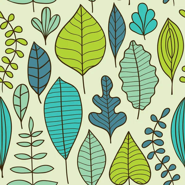 Seamless pattern with leaf, abstract leaf texture, endless backg — Stock Photo, Image