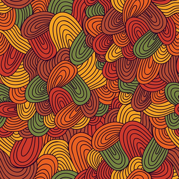 Seamless wave hand-drawn pattern, waves background (seamlessly t — Stock Photo, Image