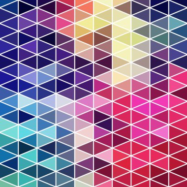 üçgenler desen geometrik şekiller. renkli mozaik zemin.