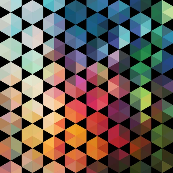 Padrão triangular de formas geométricas. Fundo de mosaico colorido . — Fotografia de Stock