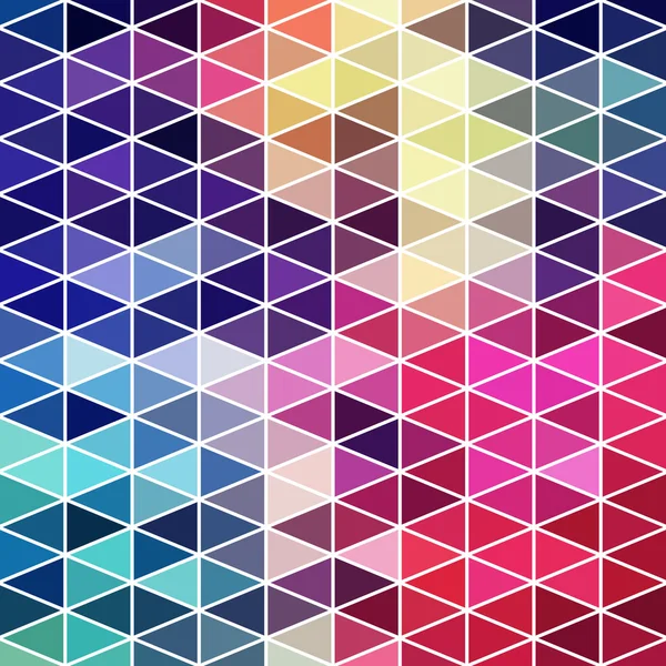 Треугольный рисунок геометрических фигур. Цветной мозаичный фон . — стоковое фото