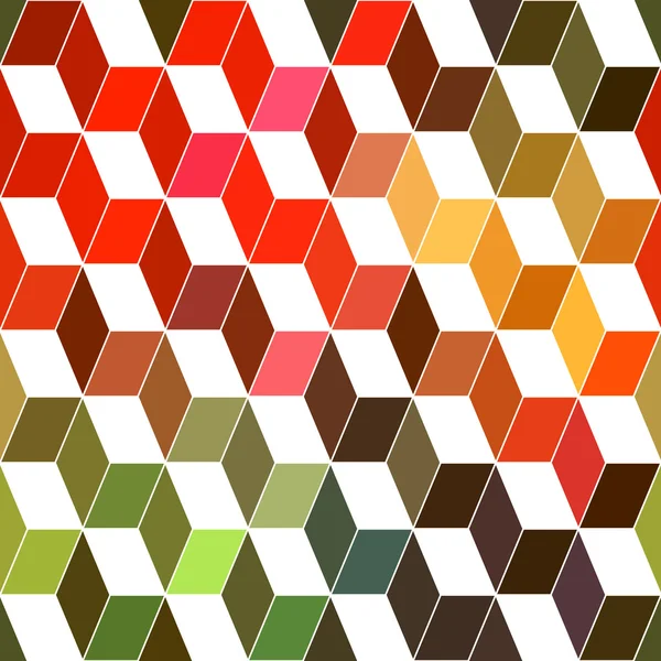 Seamless geometric pattern with geometric shapes, rhombus, color — Stock Photo, Image