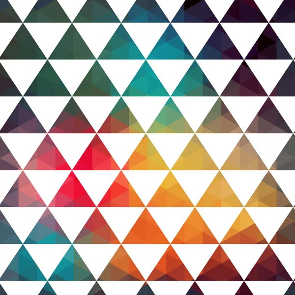 Triangles pattern of geometric shapes. Colorful mosaic backdrop. — Stock Photo, Image