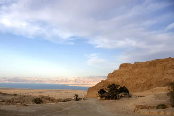 Massada fortress in Israel near Dead Sea — Stock Photo, Image