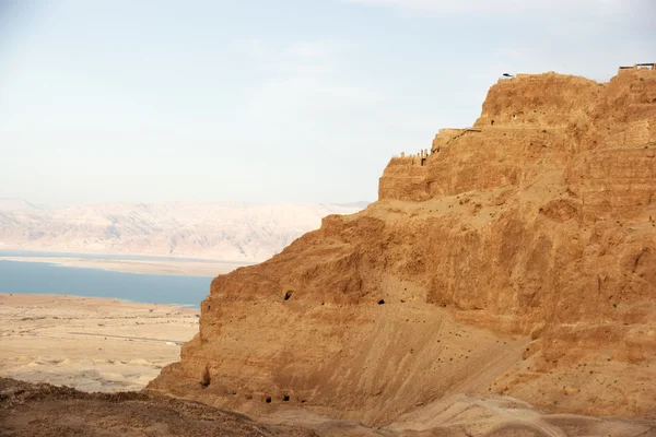 Massada Fort in Israëlische judean desert — Stockfoto