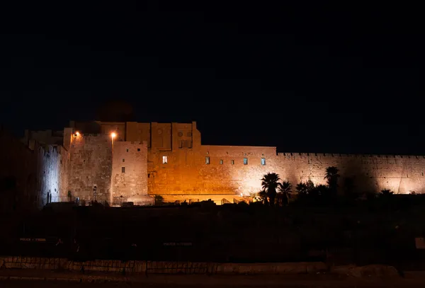 Kudüs Eski Şehir Duvarları — Stok fotoğraf