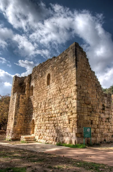 Středověký, hrad nedaleko Jeruzaléma — Stock fotografie