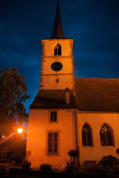 Mittelbergheim vue de nuit — Photo