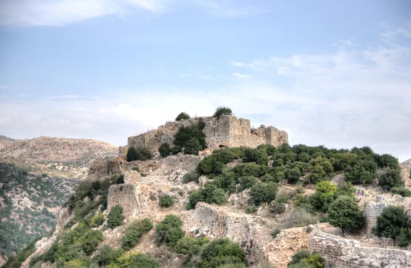 Paisaje israelí con castillo y cielo —  Fotos de Stock