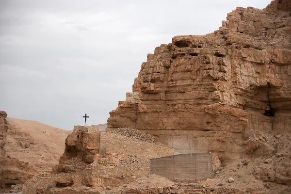 Terra Santa deserto cristianesimo — Foto Stock