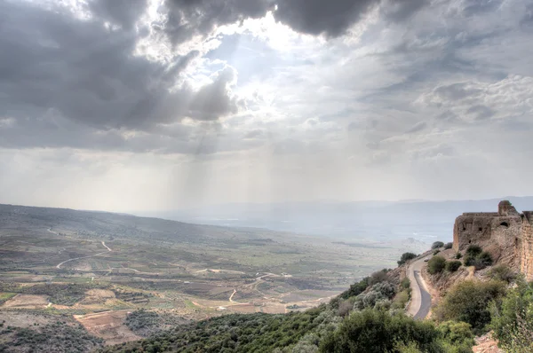 Paysage israélien avec château et ciel — Photographie javax_ber © #18008943