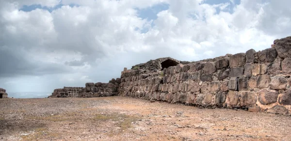 Бельвуар руїни замку в Галілеї — стокове фото
