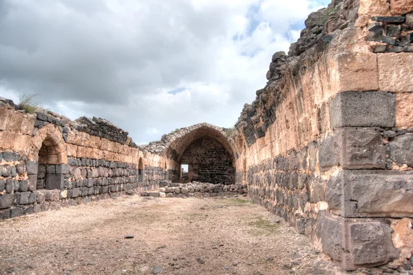 Ruínas do castelo de Belvoir na Galiléia — Fotografia de Stock