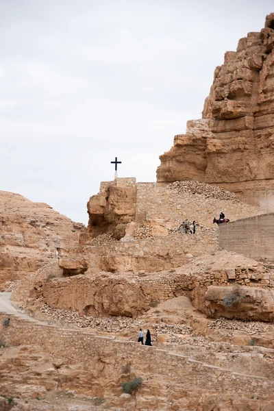 Monastero di San Giorgio nel deserto giudeo — Foto Stock