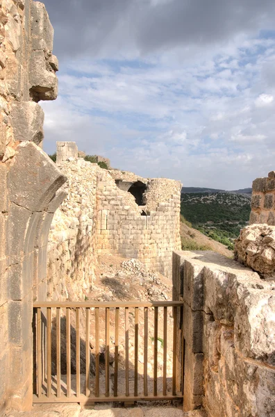 Slottsruinen i israel — Stockfoto