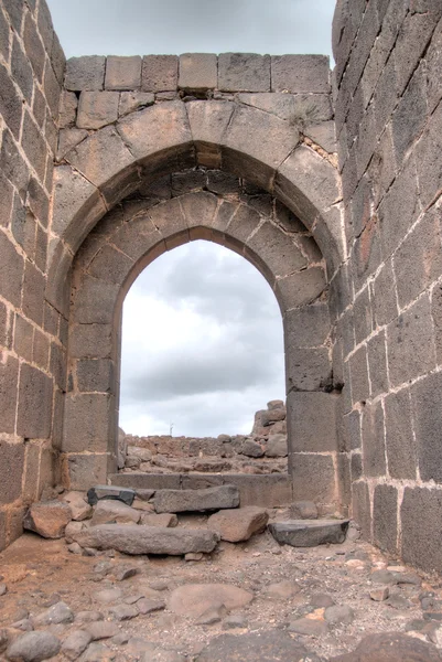 Celile'de Belvoir kale Harabeleri — Stok fotoğraf