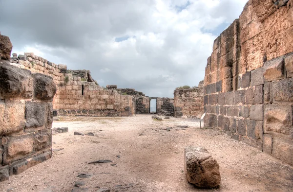 Rovine del castello di Belvoir in Galilea — Foto Stock