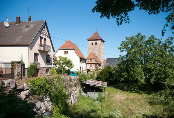 Alsace-város Dambach-la-Ville — Stock Fotó