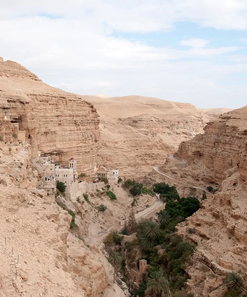 Saint George monastery in judean desert — Stock Photo, Image