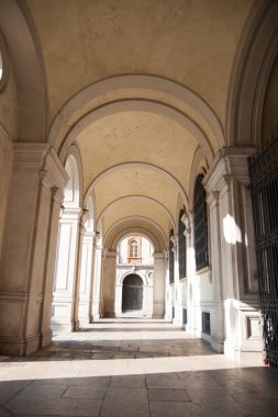 Turin sokakları at sabah