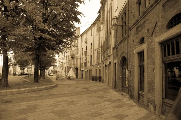 Turin gatorna på morgonen — Stockfoto