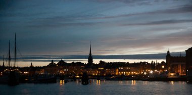 Stockholm gün batımı görünümü