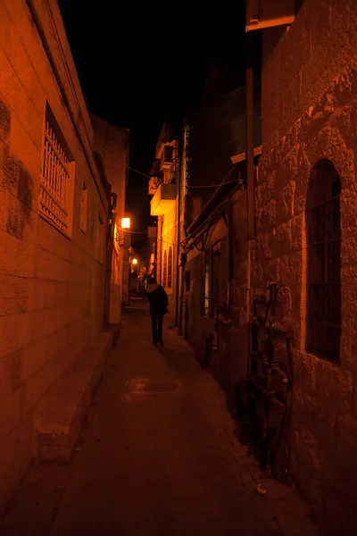 Romántica calle nocturna — Foto de Stock