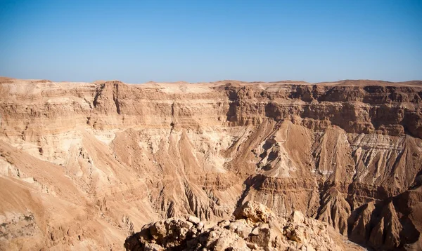 Mountains in stone desert nead Dead Sea — Stock Photo, Image