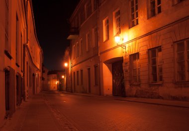 Vilnius Sokağı'nda gece