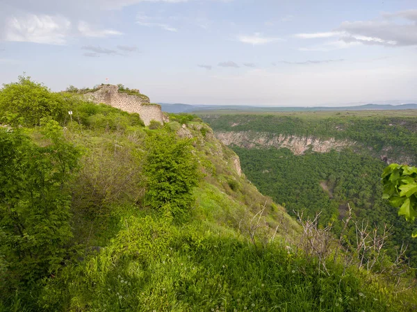 Randonnée Dans Des Paysages Géorgiens Verdoyants Nature Propre Silence — Photo