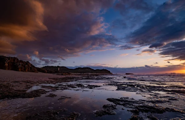 Relax Mediterranean Sea Sunset Vacation Beach — Stock Photo, Image