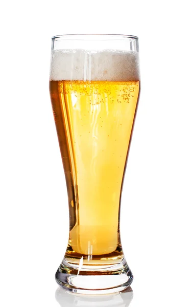 Glas bier — Stockfoto