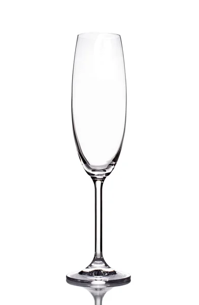 Sklenice na víno izolované na bílém — Stock fotografie
