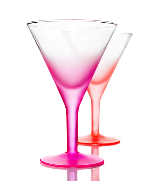 Tomma glas martini — Stockfoto