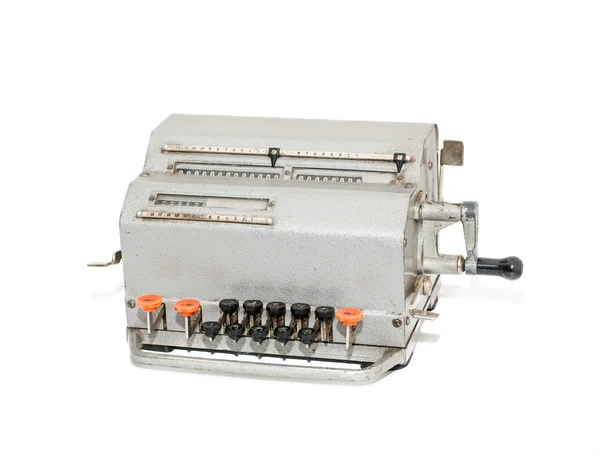 Old mechanical calculator — Stock Photo, Image