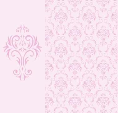 Dikişsiz arka plandan çiçek süsleme