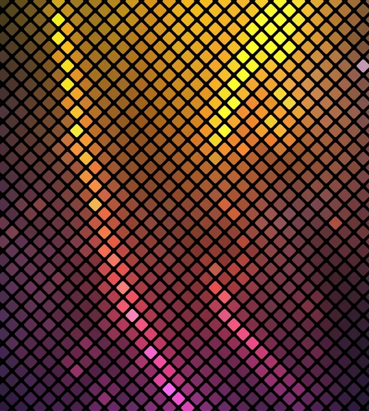 Neon soyut mozaik vektör arka plan — Stok Vektör