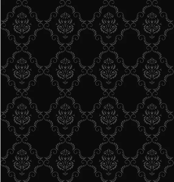 Seamless Damask wallpaper — Stock Vector