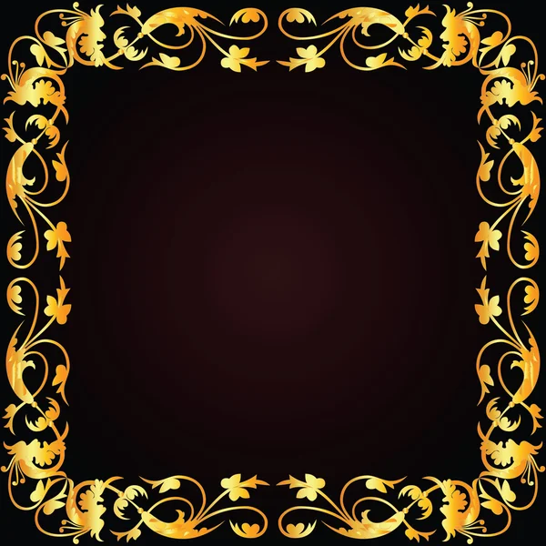 Fundo ornamental dourado —  Vetores de Stock