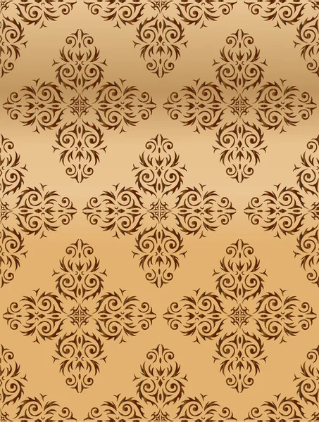 Seamless Damask wallpaper — Stock Vector