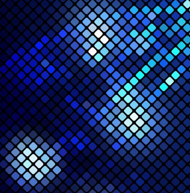 Neon abstract mosaic background